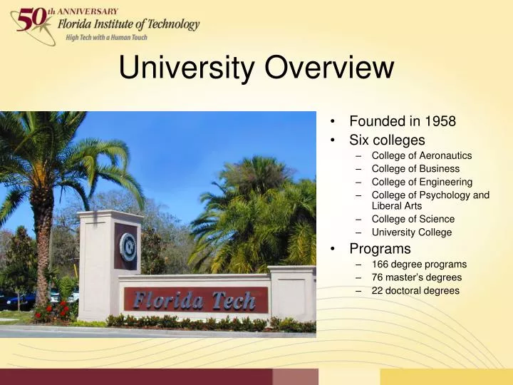 university overview