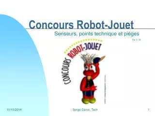 concours robot jouet