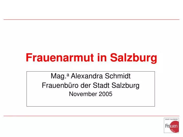 frauenarmut in salzburg