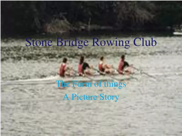 stone bridge rowing club