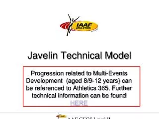 Javelin Technical Model