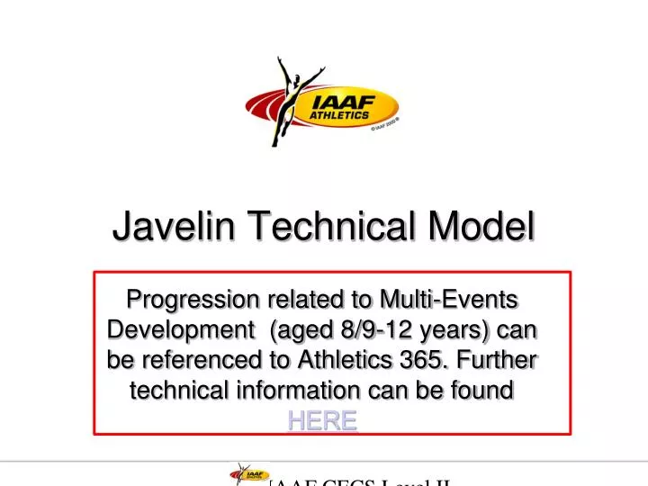 javelin technical model