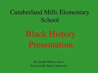 Cumberland Mills Elementary School