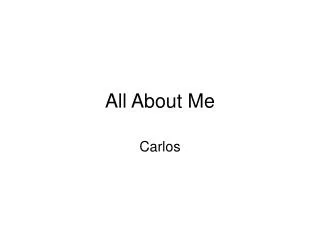 all about me