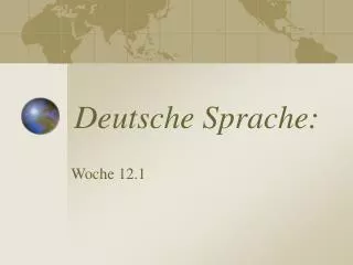 deutsche sprache