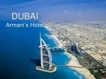 DUBAI Armani’s Hotel - slide 1