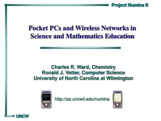 Pocket PCs and Wireless Networks in Science and Mathematics Education