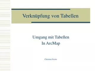 verkn pfung von tabellen