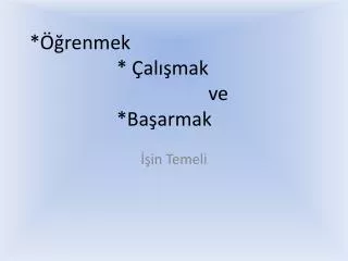 renmek al mak ve ba armak