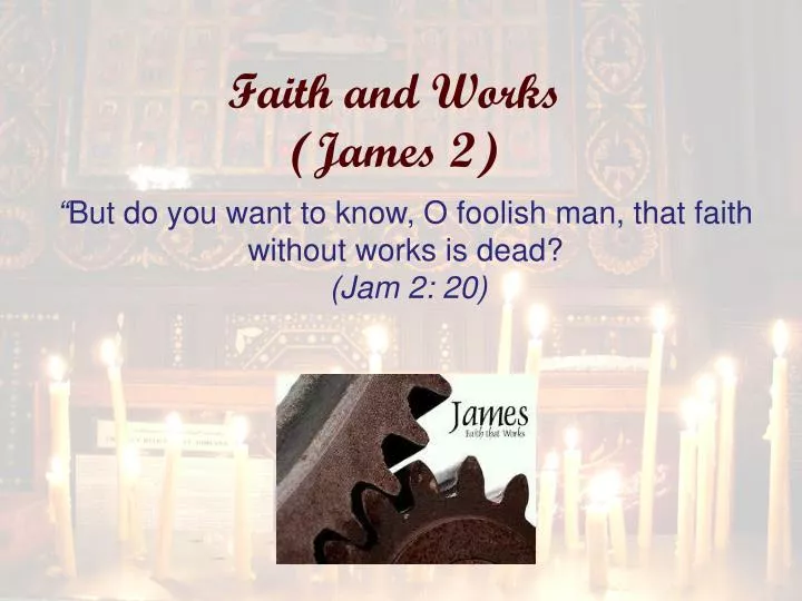 faith and works james 2