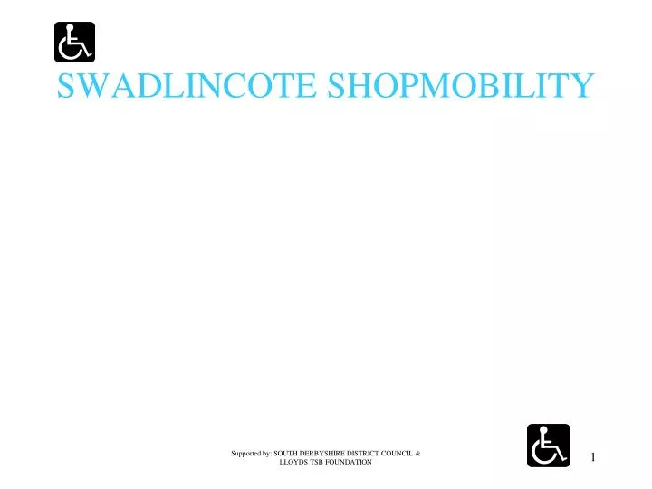 swadlincote shopmobility
