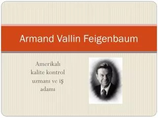 armand vallin feigenbaum