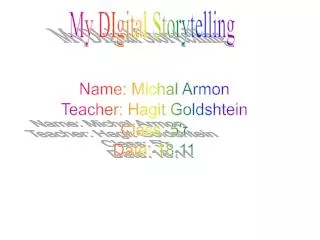 My DIgital Storytelling