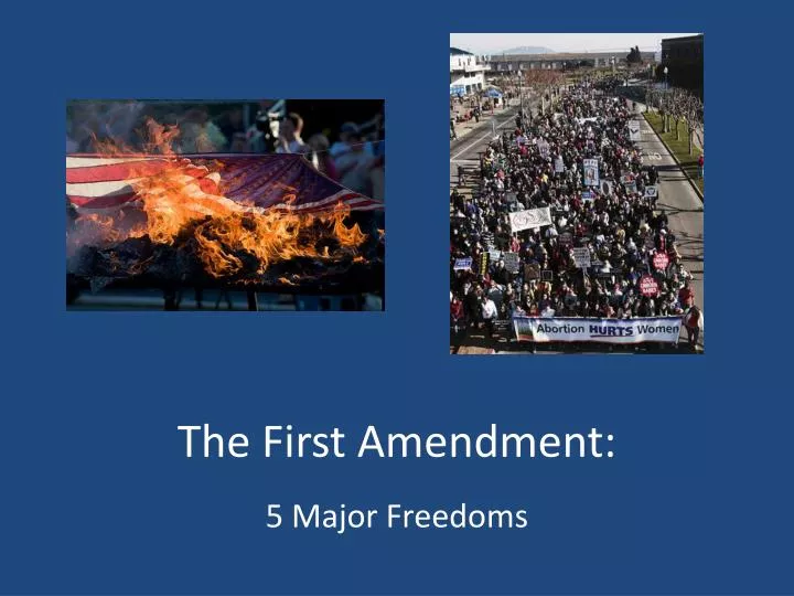 the first amendment