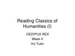 Reading Classics of Humanities (I) - slide 1