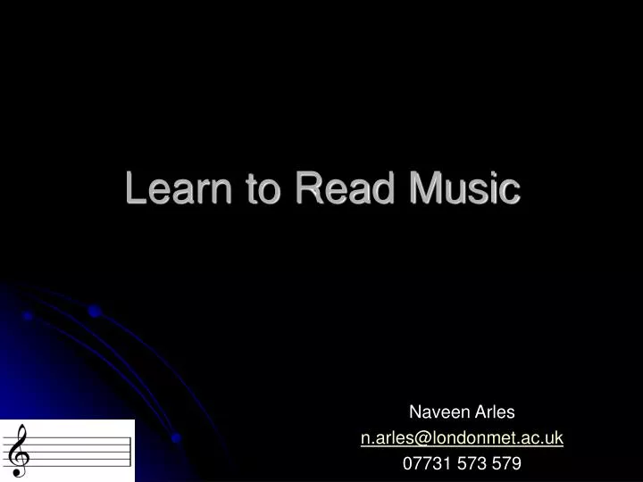 learn to read music