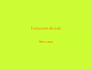 evoluci n de irak
