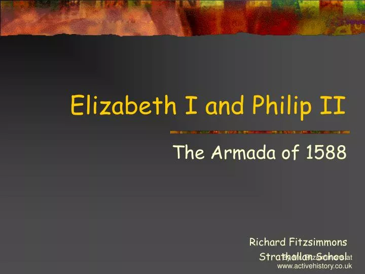 elizabeth i and philip ii