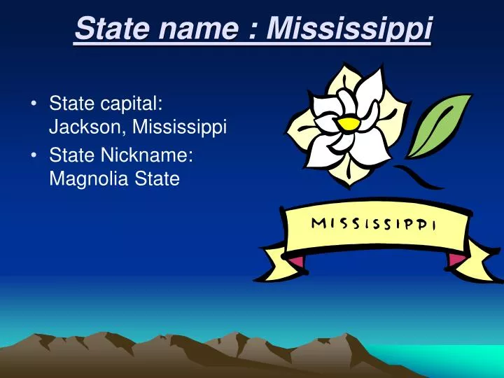 state name mississippi