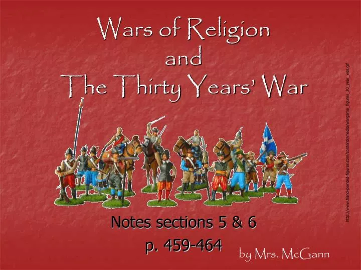 wars of religion and the thirty years war