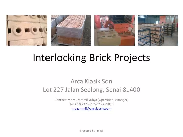 interlocking brick projects