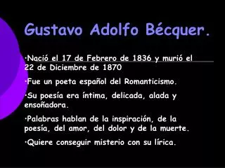 gustavo adolfo b cquer