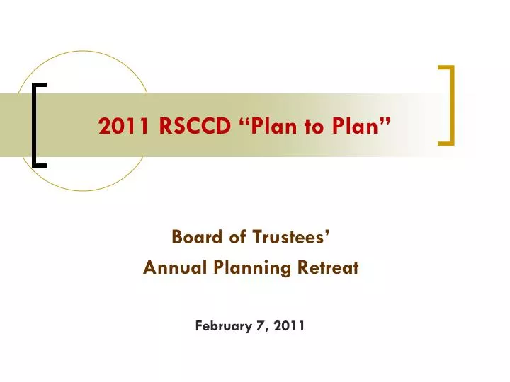 2011 rsccd plan to plan