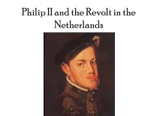 Philip II and the Revolt in the Netherlands