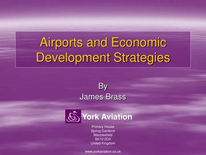 airports and economic development strategies