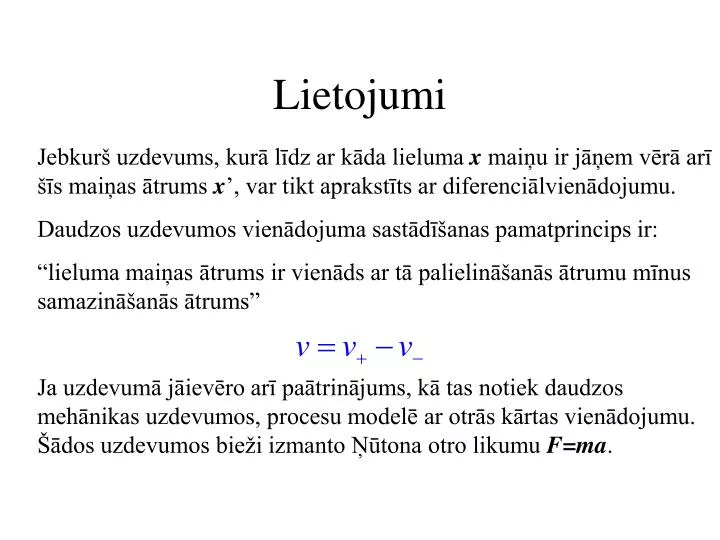 lietojumi