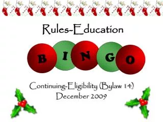 Rules-Education