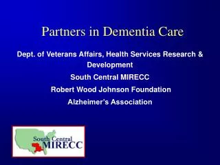 Partners in Dementia Care