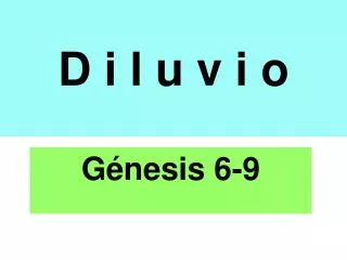 d i l u v i o