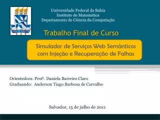 trabalho final de curso