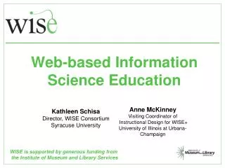 Web-based Information Science Education