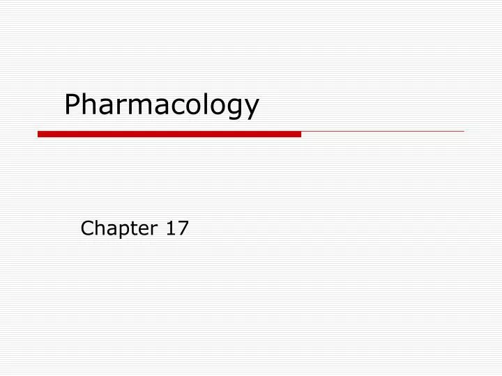 pharmacology