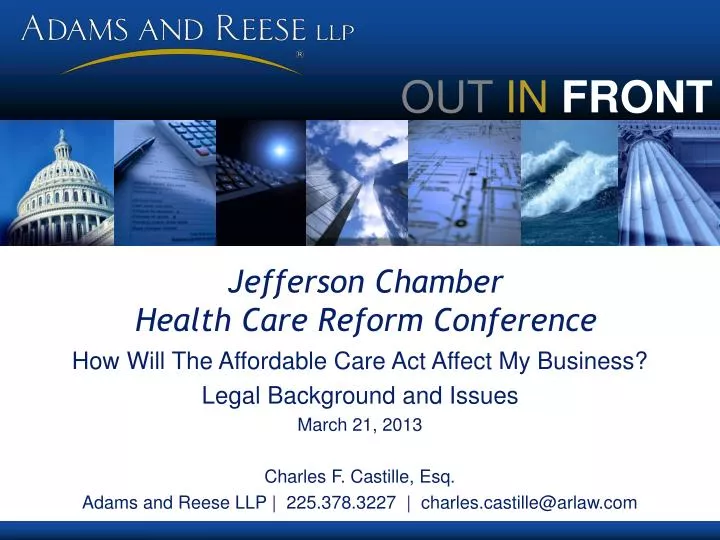 jefferson chamber health care reform conference