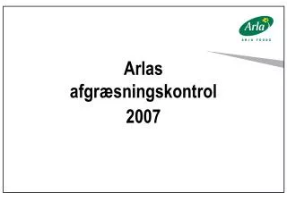 arlas afgr sningskontrol 2007