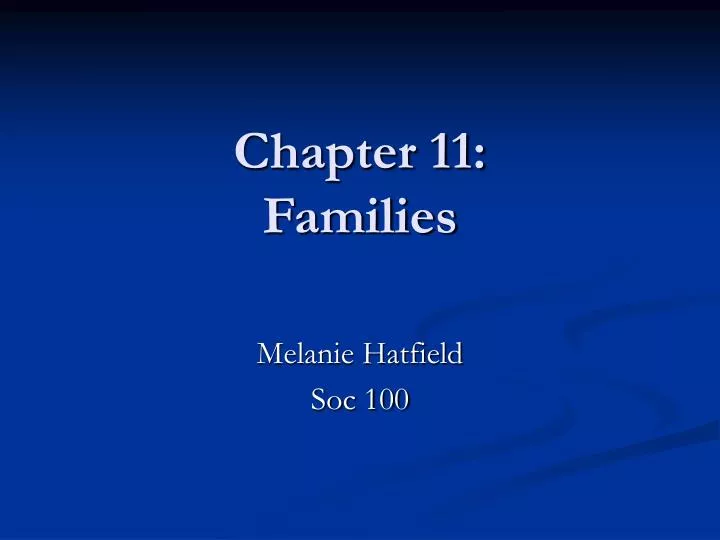 chapter 11 families