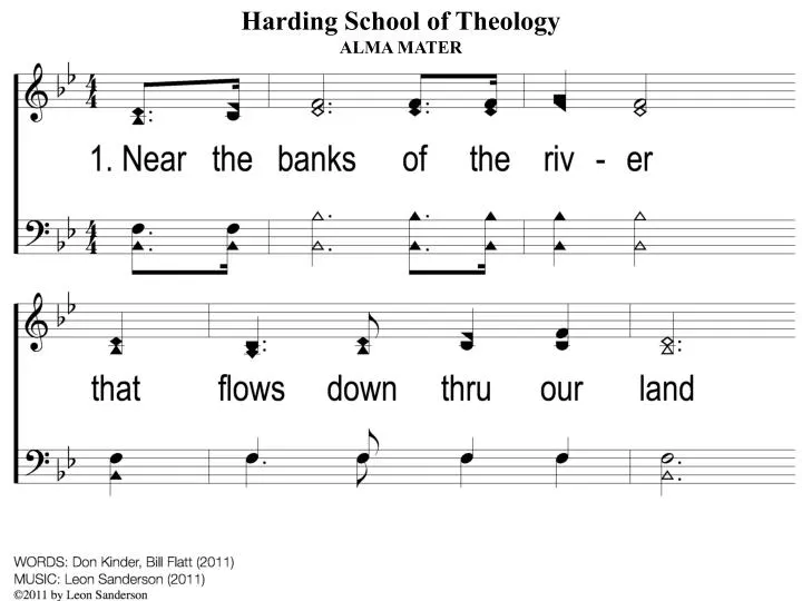 1 1 harding school of theology alma mater