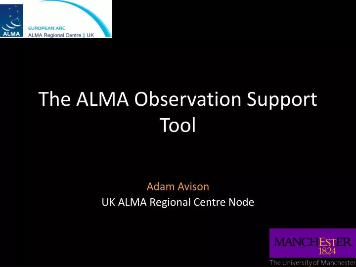 the alma observation support tool