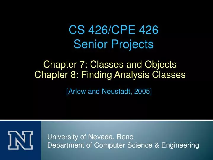 chapter 7 classes and objects chapter 8 finding analysis classes