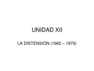 unidad xii