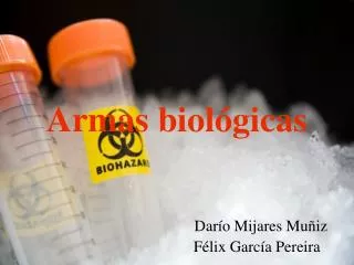 armas biol gicas