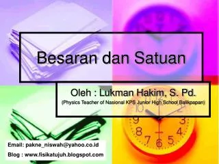 besaran dan satuan
