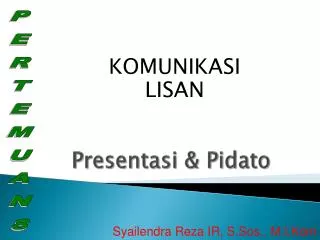 presentasi pidato