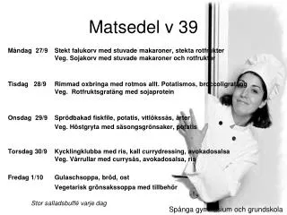 matsedel v 39