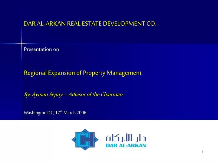 dar al arkan real estate development co