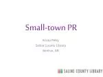 Effective Public Relations Strategies for Saline County Library in Benton, AR - slide 1