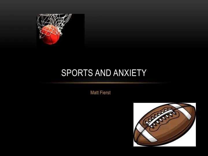 sports and anxiety